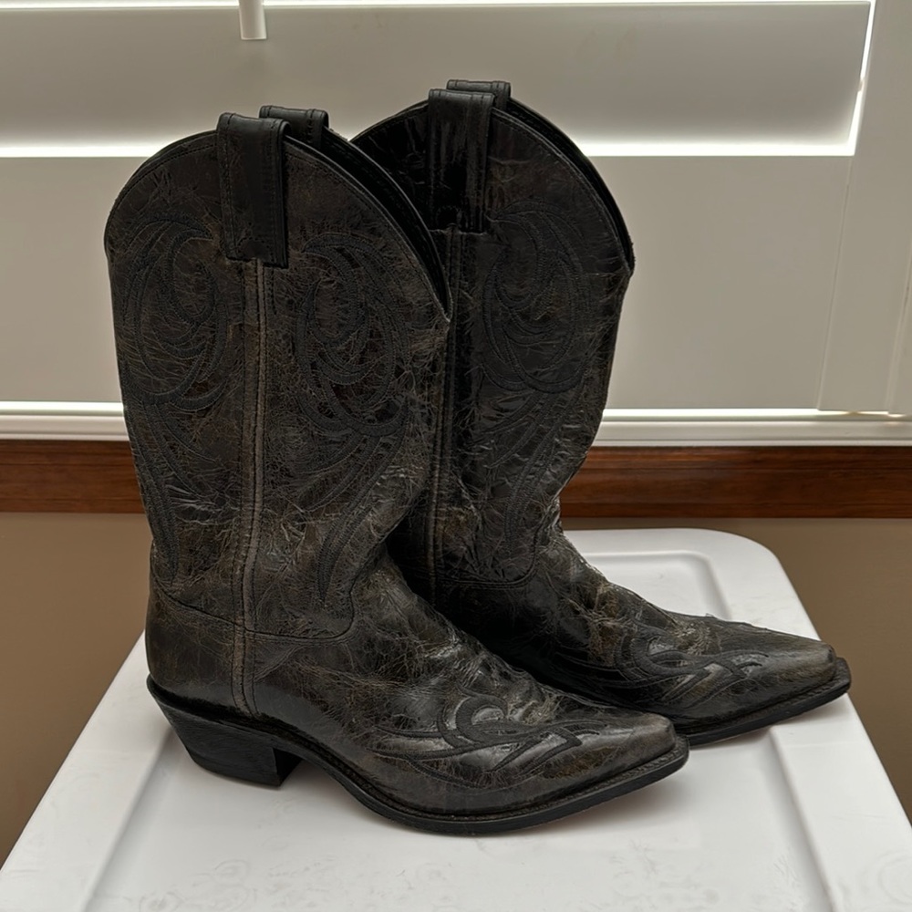 Black Western Cowboy Boots
